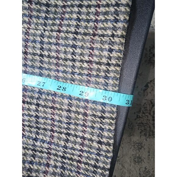 Sz 18W Ralph Lauren Women Houndstooth 100% WOOL Blend Blazer Equestrian - Picture 8 of 10